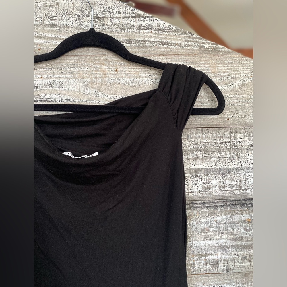 Reformation Black One-Shoulder Midi Dress - Picture 7 of 13